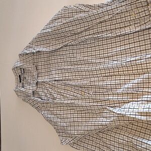 2x1 Gap clasic m & j crew clasic L flex long sleeve shirt Button